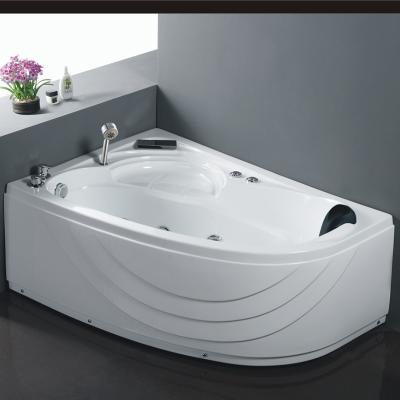 China Single Skirted Bathtub Freestanding Shower Bathroom Glass Massage Bathtub for sale