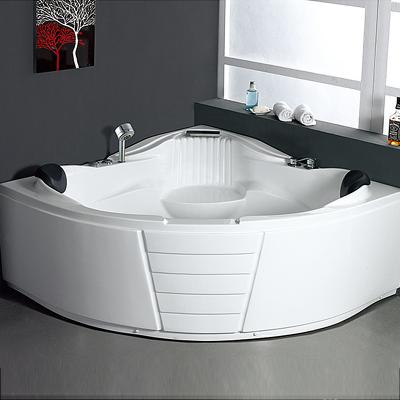 China Sale Foshan Acrylic Material Whirlpool Massage Bathtub Single Skirt Factory for sale