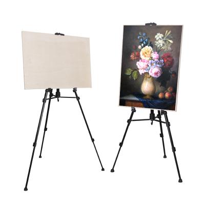 China Adjustable Watercolor Painting Artist Easel Iron Art Easel Sketch Painting Easel Aluminum Easel Stand for sale