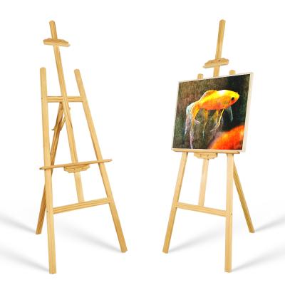 China Home Art Easel Display Easel Gouache 150cm Wooden Stand Easel Painting Easel for sale