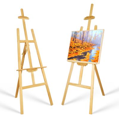 China Can Lift and Fold Adjustable Home Multifunctional Wooden Painting Easel Box Easel Kids Sketch Easel for sale