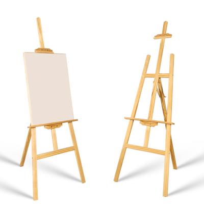 China Hot Sale Wooden Easel 150cm Painting Painting Easel Wedding Display Easel Folding Easel for sale