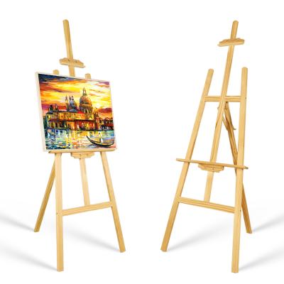 China High Quality Painter Tripod Frame Suction Sketch Artist Easel Wooden Painting Easel Art Easel for sale