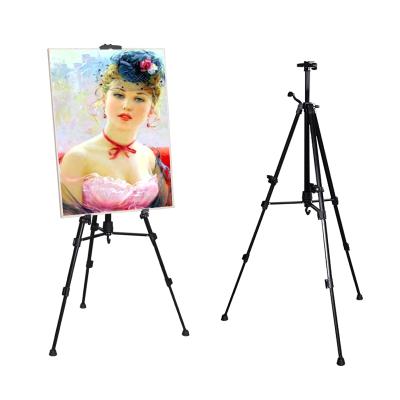 China Easel Aluminum Alloy Easel Painting Students Learn To Sketch Easel Folding Portable Painting Equipment for sale