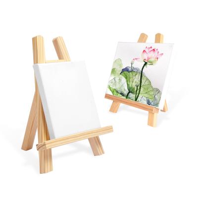 China Mini Easel Desktop Painting Easel Children's Desktop Painting Easel for Mini Canvas and Home Use Easel for sale