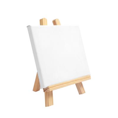 China Factory Supply Wooden Easel Mini Canvas Children's Easel Table Painting Easel Wooden Painting Easel for sale