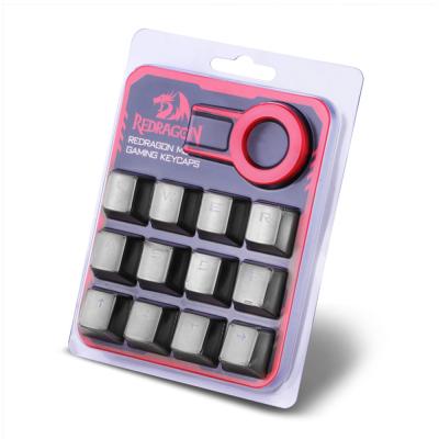 China Mechanical Redragon 12Key One Set Backlit Key Caps For Mechanical Gaming Keyboard With Puller Key Top for sale