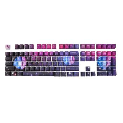 China Anti-Ghosting E-YOOSO Normal Dye Sublimation Rise 108 Keycaps PBT Injection Keycaps for sale