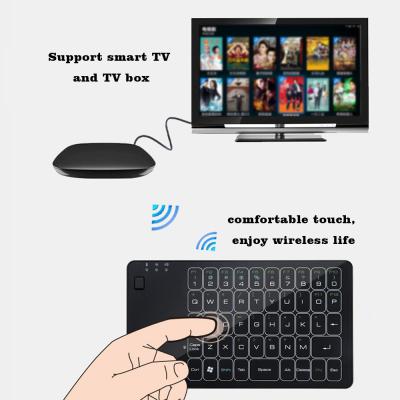 China Features 2.4Ghz Wireless High End Keypad Touch Ultra Thin Keyboard With Mouse Function for sale