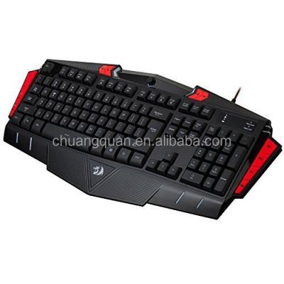 China Features Redragon/OEM USB high end gaming keyboard, 116 standard keys, 8 programmable macro keys, 7 color backlighting for sale