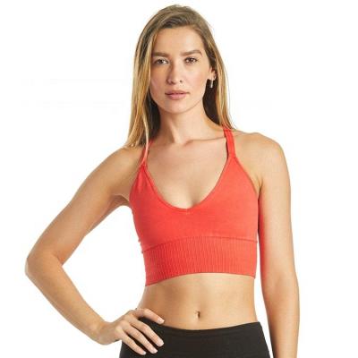 China 2021 Breathable Wholesale Custom Size OEM Workout Quality Selling Sleeves Beach Top High Strength Powerful Gym Fitness Women Yoga Bra for sale