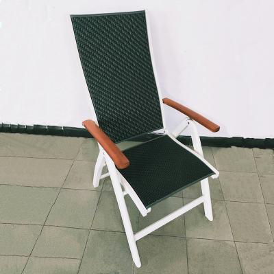 China Modern Aluminum Frame Foldable Garden Outdoor Reclining Chair for sale