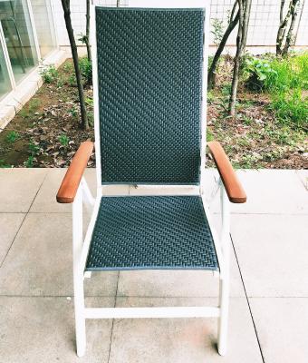 China Modern Hot Selling Foldable Aluminum Frame Garden Chair For Outdoor Relax for sale