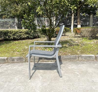 China Outdoor Weather Furniture PATIO RELAX ALUMINUM CHAIR WITH HEAD REST PATIO OUTDOOR LEISURE for sale