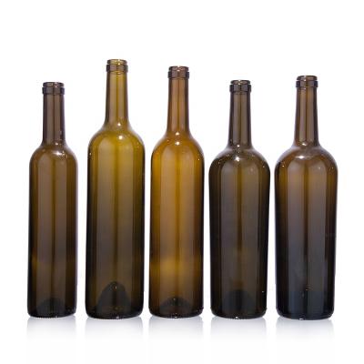 China Cheap Price Hot Selling Red Wine Eco - Friendly Recyclable Glass Bottle for sale