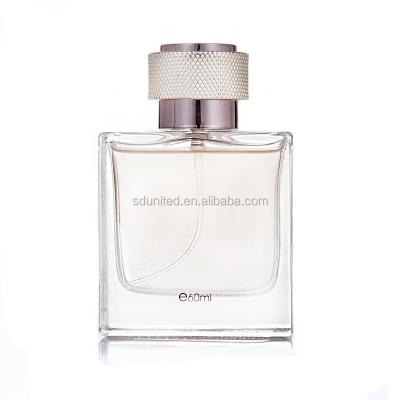 China Perfume 60ml Clear Perfume Glass Bottle Wholesale for sale