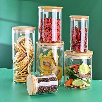 China Food Storage Glass Bottle Glass Jar Kitchen Storage for sale