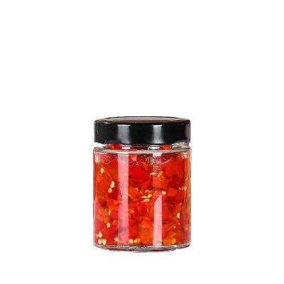 China Manufacture And Wholesale 150ml Round Glass Jar With Tinplate Screw Lid for sale