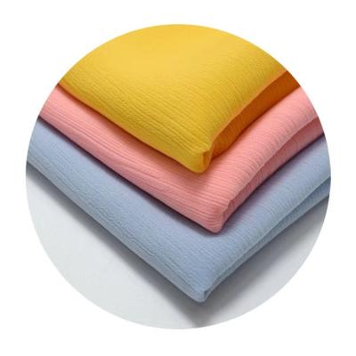 China Anti-Static Polyester Ply Chiffon 75D*75D Solid Plain Weave Fabric For Women Wear for sale