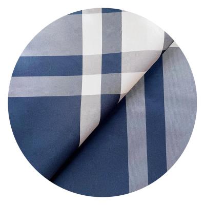 China Water Resistant Yarn Dyed 100% Polyester Fabric Memory Fabric For Jacket Coat for sale