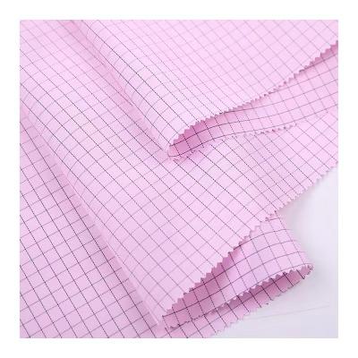 China Anti Static Conductive Metal Fiber Fabric 115gsm Twill Woven For Clean Room Workwear for sale