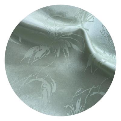 China Light Colors OILPROOF Polyester Satin Fabric Waterproof Jacquard 50D*75D 85GSM Tablecloth for sale