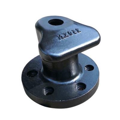 China Durable Tee Head Mooring Bollards Marine Cast Iron Qt450 Boat Ship Parts for sale