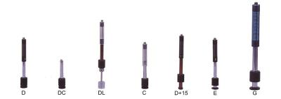 China Hardness Testers, Hardness tester probes with different types D/DC/DL/C/D+15/E/G for sale