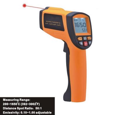 China Data Store/Recall Function, Handheld Digital Laser Infrared Thermometer IR1650, Data Hold function for sale