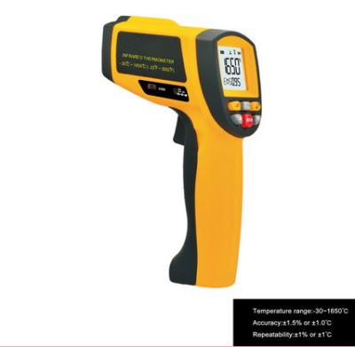 China Temperature range -30 ~ 1650℃  Safe Non contact Laser Infrared Thermometer IR1651 for sale