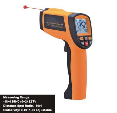 China Infrared temperature instrument, safe non-contact Laser Infrared Thermometer IR1350 for sale