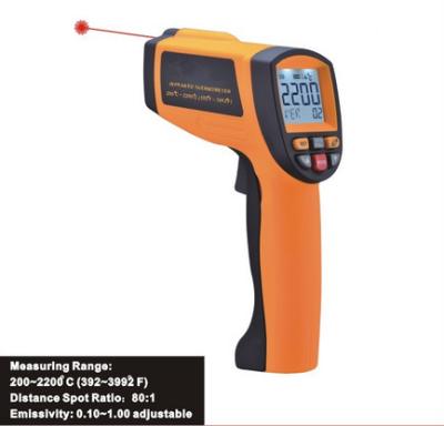 China Industrial Infrared temperature Tester, Digital Laser Infrared Thermometer, Thermodetector IR2200 for sale