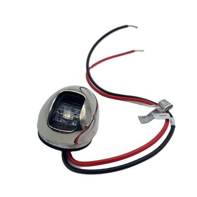 China Waterproof IP66 Marine Navigation LED Pair 316L Stainless Steel DC 12V DC 12V Red and Green Lamp for Yacht for sale