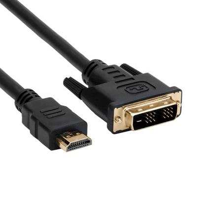 China Hot Selling COMPUTER HDMI to DVI Cable 1m 1.5m 1.8m 2m 3m HDMI Cable to DVI Cable for HDTV Projector for sale