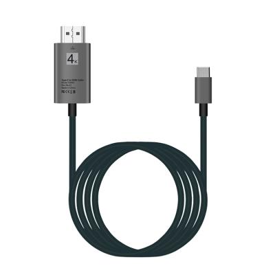 China Wholesale COMPUTER HDMI TO TYPE C HDTV TV Adapter Cable 4K For Samsung for sale