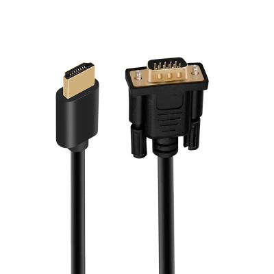 China COMPUTER HDMI to VGA TV Cable Hot Products HD Adapter Cable Support Laptop to Projection for sale