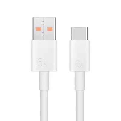 China Factory direct sale MP3/MP4 player type c 6a charging cable for Huawei Usb flex data cable for sale