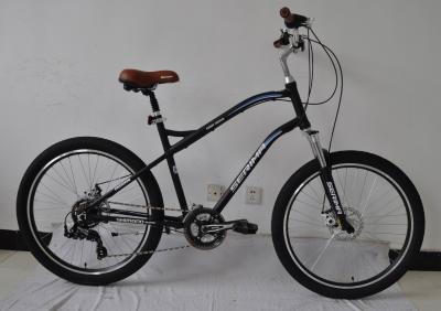 China Tianjin manufacturer 26 inch steel city bike/bIcycle/bicicle with Shimano 21 speed for sale