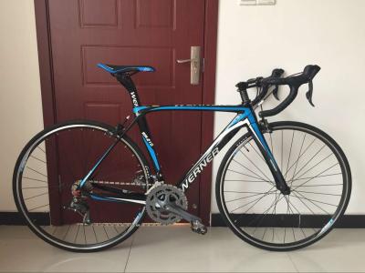 China High quality carbon fiber 520mm frame 700c racing bicycle/bike/bicicle with Shimano 18 speed for sale