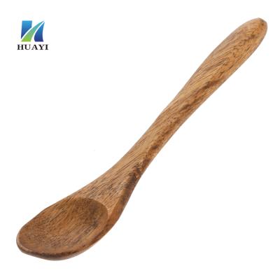 China Sustainable Long Handle Cooking Wooden Rice Soup Spoon Dinner Holder Wooden Spoon for sale