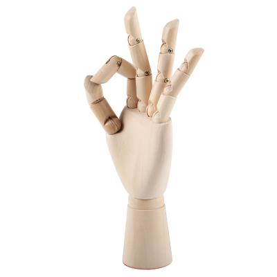 China China Flexible Hand Artist Wooden Mannequin Mannequin Hands 7Inch 18cm for sale