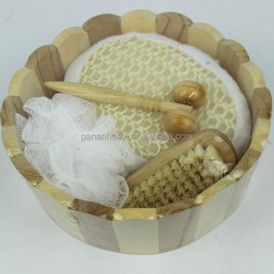 China Body Healthy Sellable Loofah Sponge Bath Spa Massage Foot And Body Team for sale