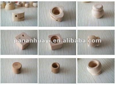 China China perfume wooden caps for car; small wooden hats for sale