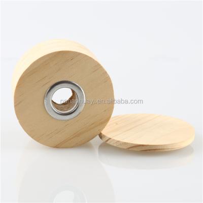 China Wood material and wooden pine diffuser around wooden caps of perfume, aroma caps factory directly sales for sale