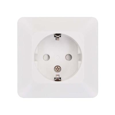 China BOGE residential/general purpose EU standard German female steckdosen 16a electric schuko steckdosen 1 way Europe power electric outdoor mounted wall outlet for sale