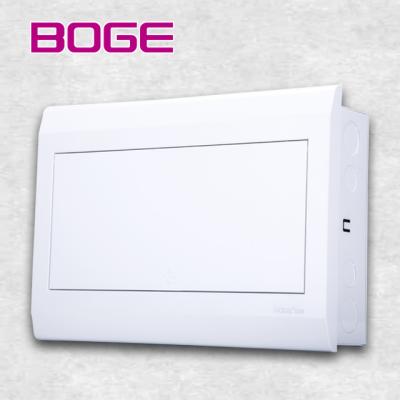 China Plastic Indoor PC+Copper Electrical Power Distribution Box BOGE MCB Standard for sale