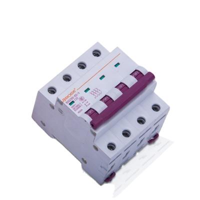 China Plastic PC 10A 4 P phase miniature micro circuit breaker type c safety electrical mcb manufacturer for sale