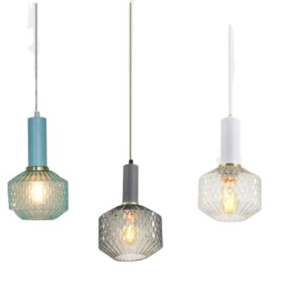 China The modern modern style of lead glass lights hanging lamps living room dining room lighting luminaria for sale