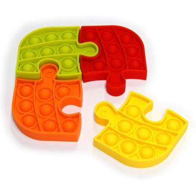 China Special Silicone Snap Toy Square Rainbow Kids Adult Funny Autism Needs Noise Antistress Bubble Pushing Restless Person Toy Sensory PUZZLE for sale