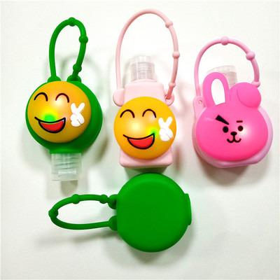 China Hot Sale 30mL New Designs Cute Cute Health Cartoon Mini Cleaning Bottle Pocket Liquid Soap Sanitizer Portable Hand Wash Gel For Kids 19*30*20cm for sale